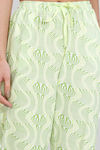 Zivame Optics Fun Knit Cotton Pyjama Set -Jade Lime — thumbnail 11
